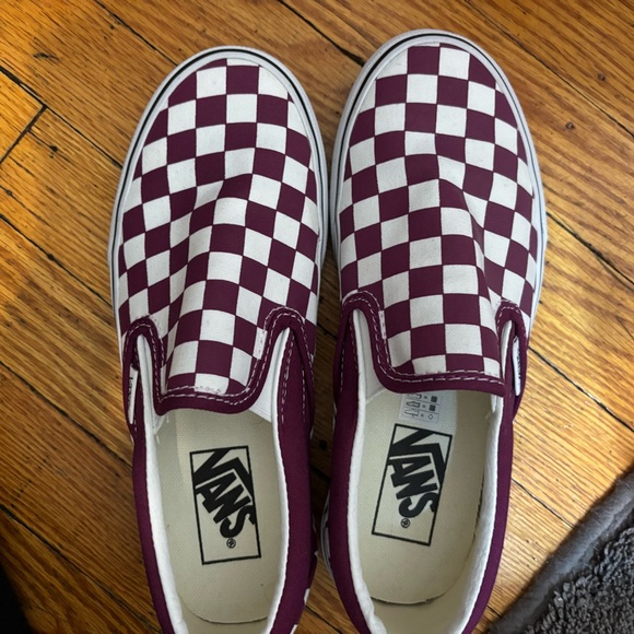 Purple/White classic Vans - Picture 2 of 4